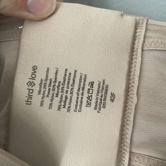 ThirdLove NWT Classic T-Shirt‎ Bra Taupe Womens Size 42F NEW - Picture 8 of 12